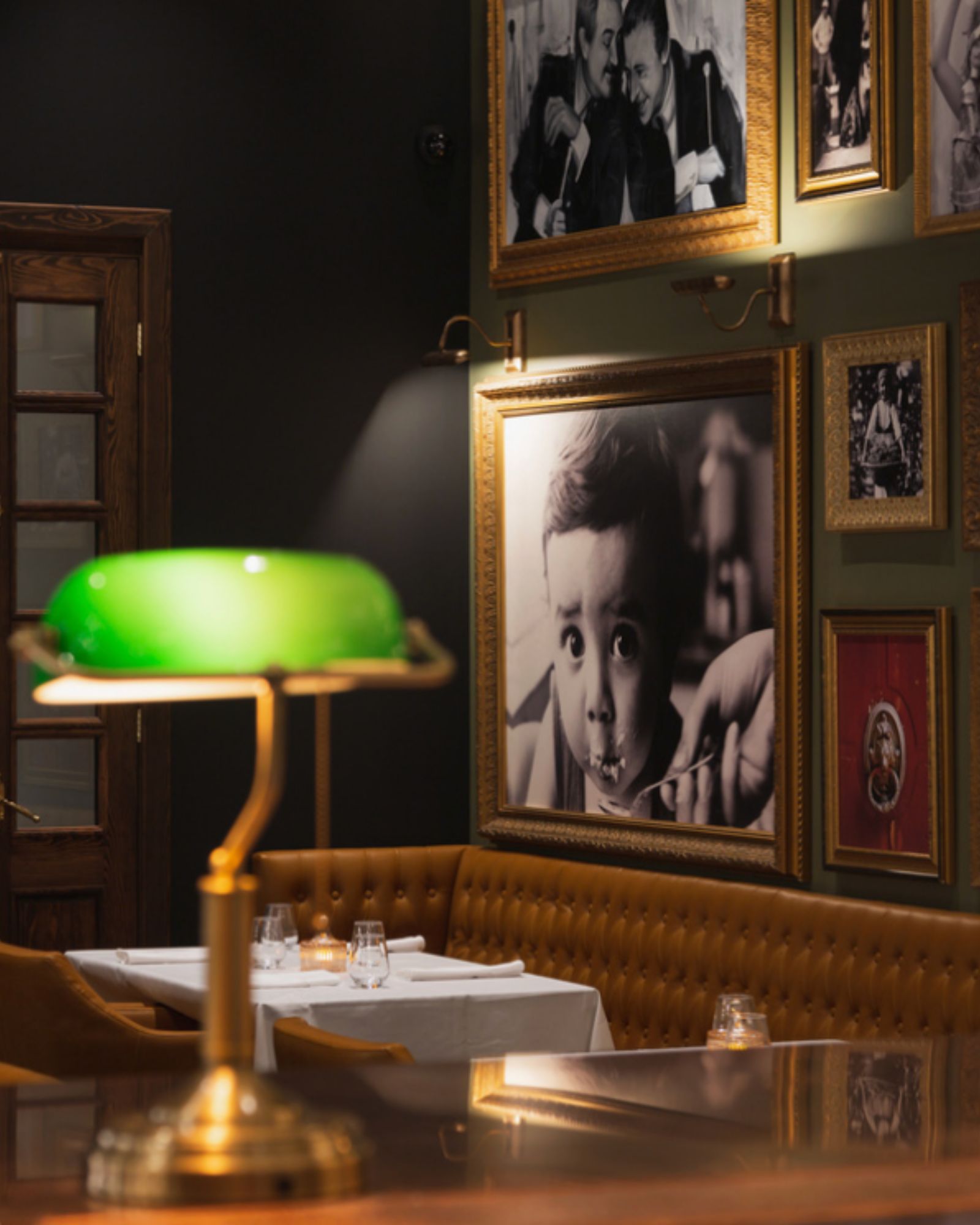 Private dining setup in the Mezzanine at Acquafarina